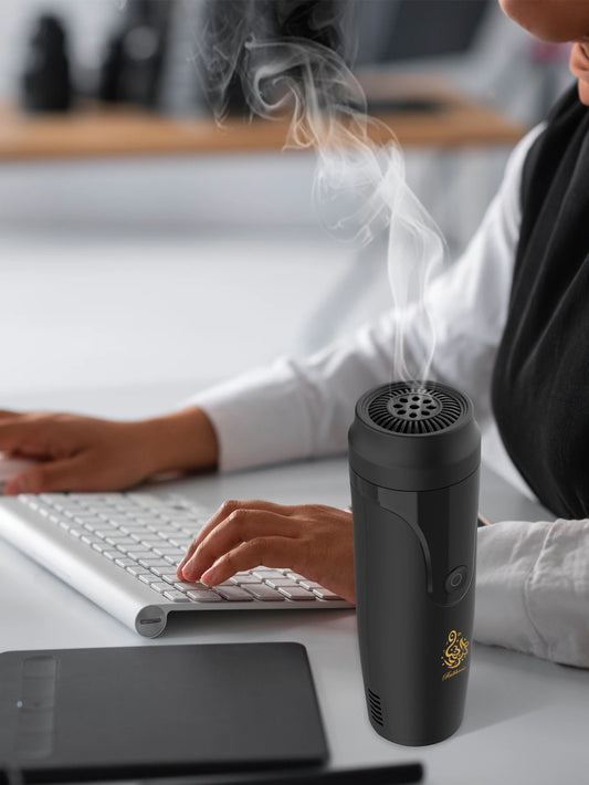 Al Rayyan Electric Bukhoor Diffuser – Luxury Aroma Set with Comb