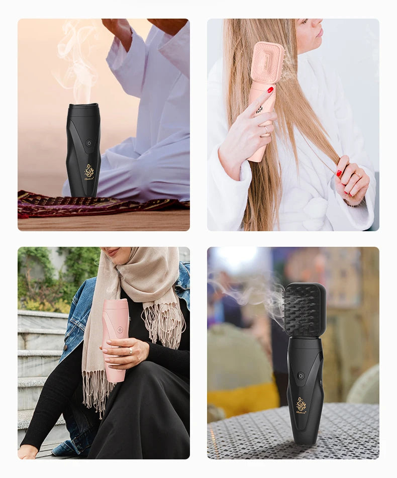 Al Rayyan Electric Bukhoor Diffuser – Luxury Aroma Set with Comb